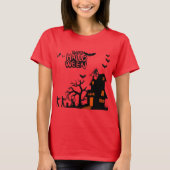 ゴーストリー・ランタン・パレード 赤 Tシャツ (正面)