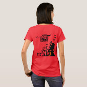 ゴーストリー・ランタン・パレード 赤 Tシャツ (裏面フル)