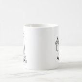 ゴースト不承認 コーヒーマグカップ (中央)