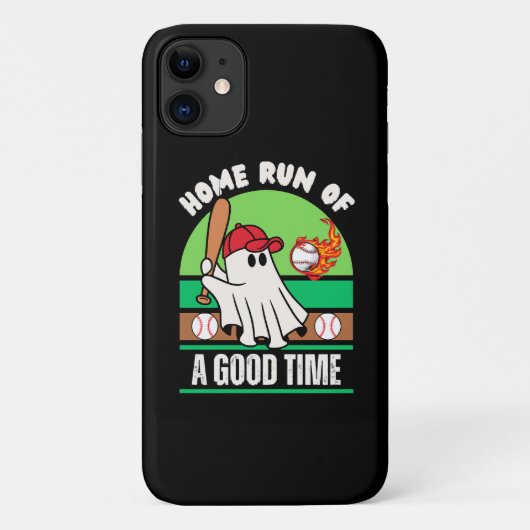 ゴースト野球選手ハロウィン Case-Mate iPhoneケース (裏面)