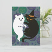 ゴースト＆ウィッチ・キャット・デュオ 招待状 (スタンド正面)