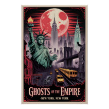ゴースト・オブ・ジ・エンパイア・ハウンテッドNYCポスター