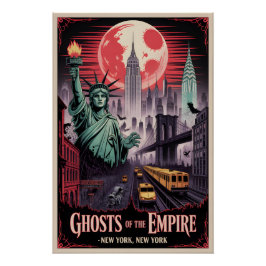 ゴースト・オブ・ジ・エンパイア・ハウンテッドNYCポスター ポスター