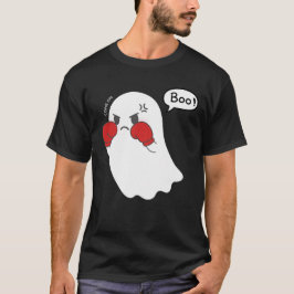 ゴースト・オブ・ディスアプルーバル ブー!ボクシング - 面白いハロウィン Tシャツ