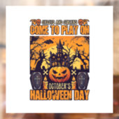 ゴースト ゴブリン ハロウィン おいで 遊ぼう 10月 ほら話 ウィンドウサイン (シート2)