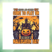 ゴースト ゴブリン ハロウィン おいで 遊ぼう 10月 ほら話 ウィンドウサイン (シート3)