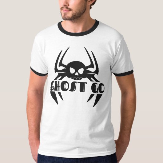 ゴースト ゴー スプーキー シーズン Tシャツ (正面)