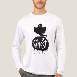 ゴースト - ダークホラー ドリップテキストアート トライブレンドTシャツ
