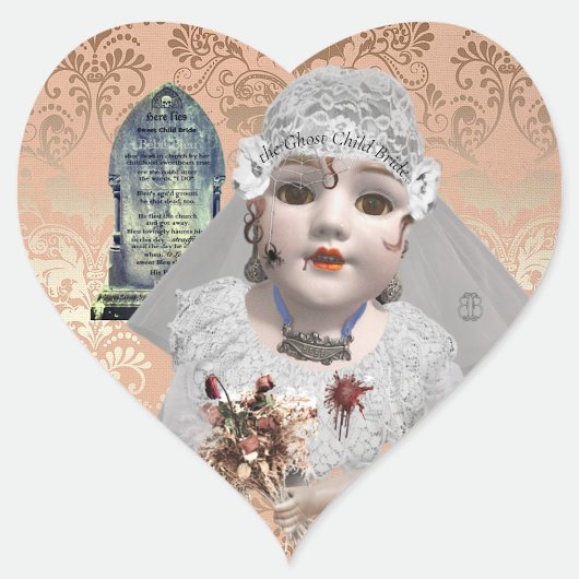 ゴースト チャイルド ブライド ドール ステッカー