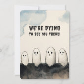 ゴースト ハウンテッド ハウス パーティー 招待状 (裏面)