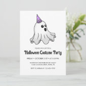 ゴースト ハロウィンコスチュームパーティー 招待状 (スタンド正面)
