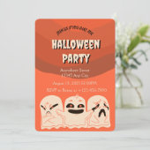 ゴースト ハロウィンパーティーの招待状 招待状 (スタンド正面)