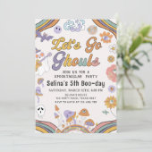 ゴースト ハロウィン グルーヴィー 誕生日 Let's Go ゴースト 招待状 (スタンド正面)