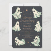ゴースト ハロウィン スプークタクラー コスチューム 誕生日パーティー 招待状 (正面)