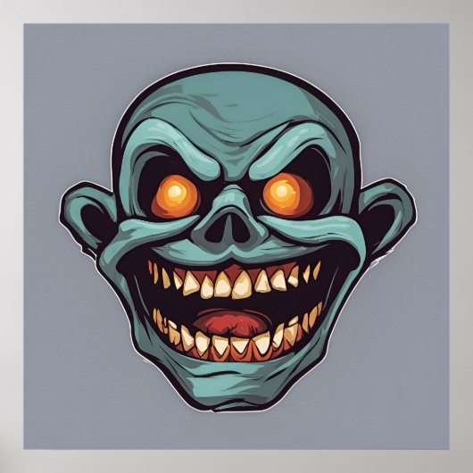 ゴースト - ハロウィン プリント (正面)