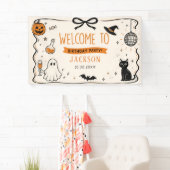 ゴースト ハロウィン 誕生日 横断幕 (インサイチュ)