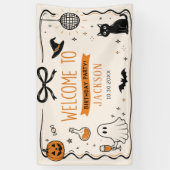 ゴースト ハロウィン 誕生日 横断幕 (縦)