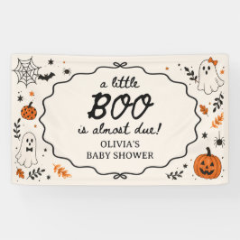 ゴースト リトルブー ハロウィンベビーシャワー 横断幕