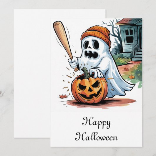 ゴースト 招待状 (正面/裏面)