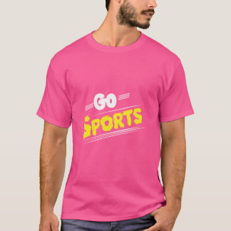 ゴースポーツおもしろい皮肉ことわざスローガン Tシャツ