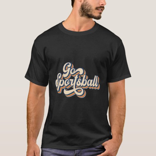 ゴースポーツボールゴースポーツスポーツ Tシャツ (正面)