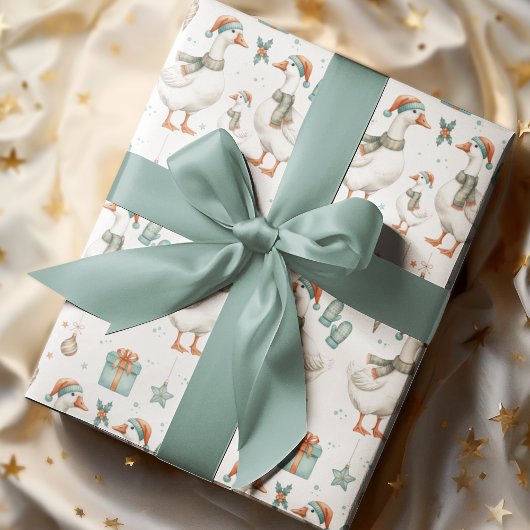 ゴース・ファミリーのクリスマス包装紙シート ラッピングペーパーシート