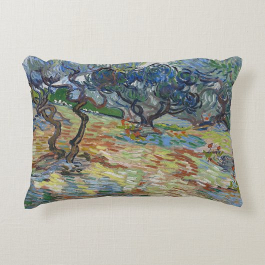 ゴーセマニの園、オリーブ山のヴァン・ゴッホ アクセントクッション (正面)