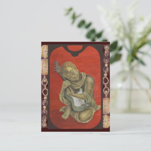 ゴータマと彼のギター ポストカード (スタンド正面)