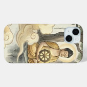 ゴータマ・ブッダ瞑想アートスマホケース - 平和 Case-Mate iPhoneケース (裏面 (横))