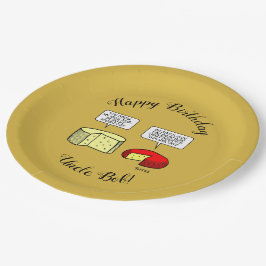 ゴーダとジャックチーズテイスティングバースデーパーティー ペーパープレート