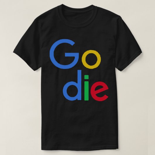 ゴーダイグーグルパロディデザイン Tシャツ (デザイン正面)