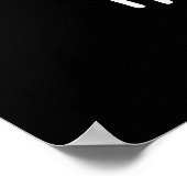 ゴーダタイムズチーズプ転がンおもしろいダークBG ポスター (角)