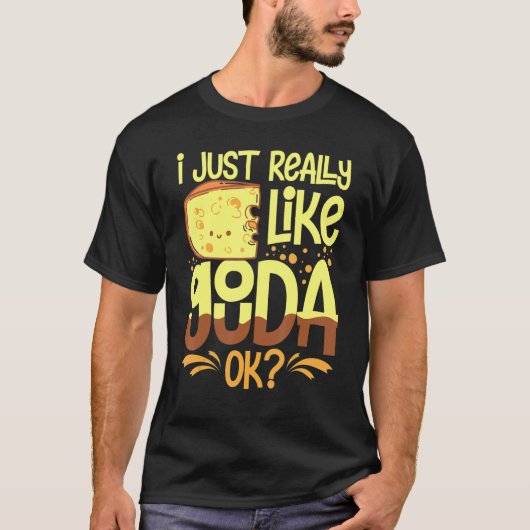 ゴーダチーズスモークケソスライス細断 Tシャツ (正面)