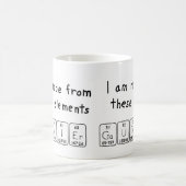 ゴーチエの周期表の名前のマグ コーヒーマグカップ (中央)