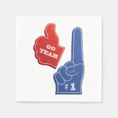 ゴーチーム紙ナプキンス スタンダードカクテルナプキン (正面)