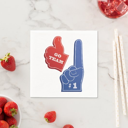 ゴーチーム紙ナプキンス スタンダードカクテルナプキン