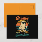 ゴーティン幽霊ハロウィーン シーズンポストカード (正面/裏面)