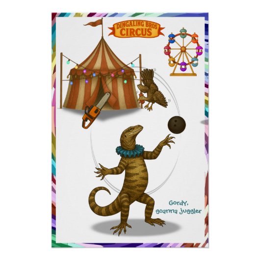 ゴーディー、オオトカゲのジュグラー ポスター (正面)