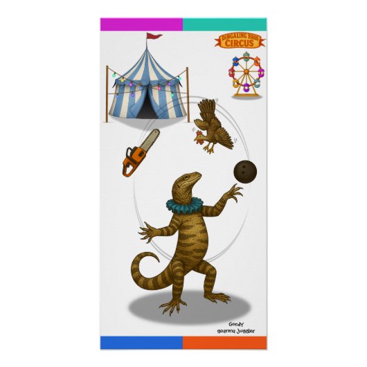 ゴーディー、ゴアナのジュグラー ポスター (正面)
