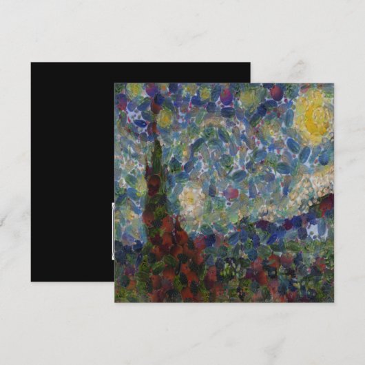 ゴーディ・ナイト・スターリー・ファインアート・パロディ 招待状 (正面/裏面)