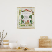 ゴーデフルーアオレンジのヴィネット ポスター (キッチン)