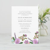 ゴートフローラ結婚式招待状 招待状 (スタンド正面)