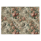 ゴートマンズガーデン – ゴシック民俗学デザイン ラージペーパーバッグ (正面)