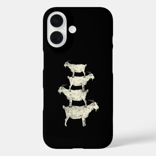 ゴートレトロ Case-Mate iPhoneケース (裏面)