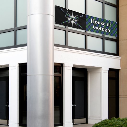 ゴードンのテントの高地のフェスティバルの家 横断幕 (ビルの外側)