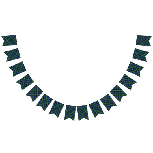 ゴードンの一族のタータンチェックのスコットランドの家 バンティングフラッグ (全)