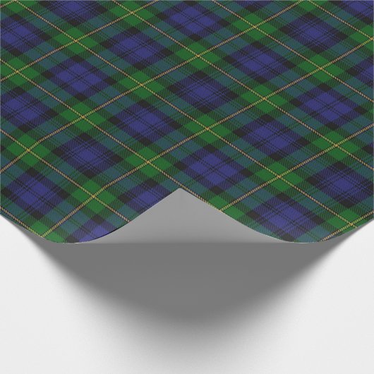 ゴードンの一族のタータンチェックのスコットランドの家 ラッピングペーパー (角)