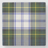 ゴードンの服のタータンチェック格子縞の石のコースター ストーンコースター (正面)