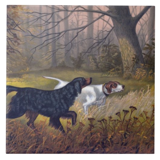 ゴードンセッターのポイント タイル (正面)