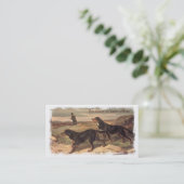 ゴードンセッターの名刺を働かせるヴィンテージ 名刺 (スタンド正面)